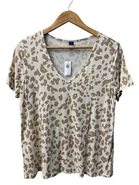 LUXE NWT Old Navy Leopard Print Top size small
